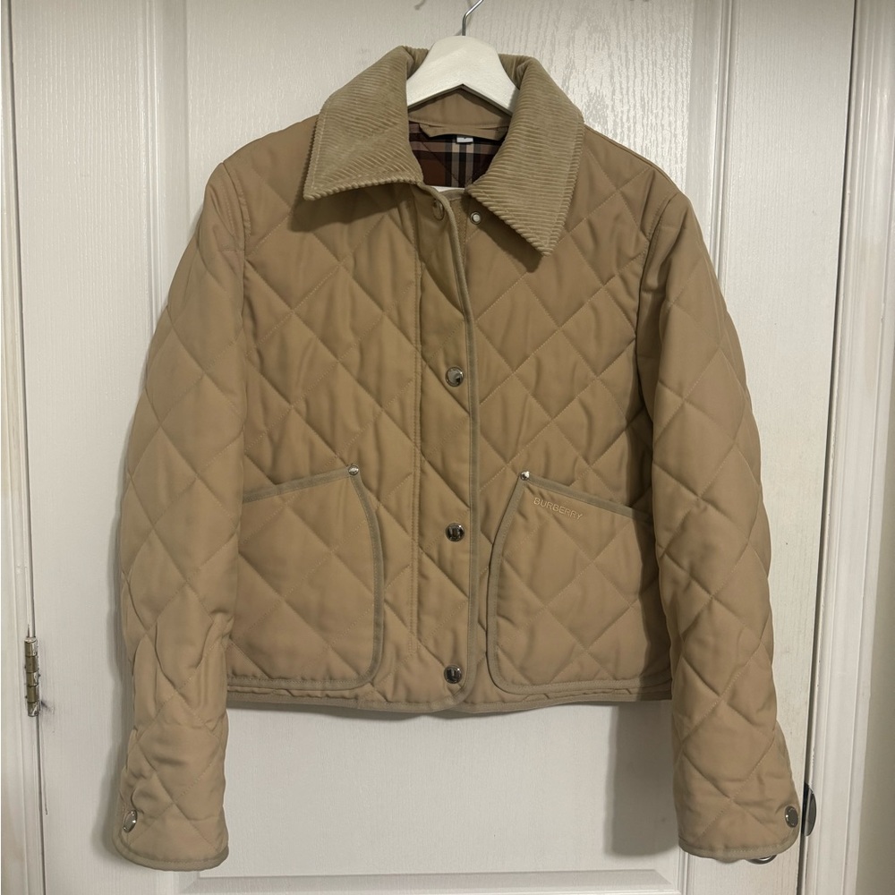 BURBERRY Beige Lanford jacket Small